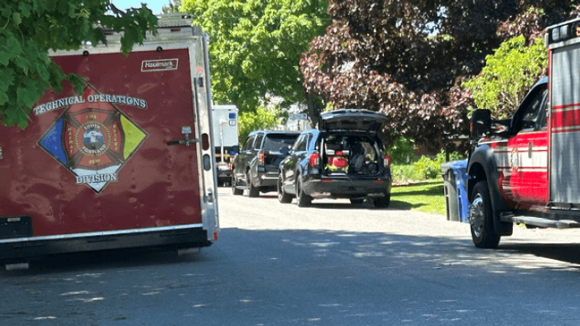 Image for gallery:  Man charged after police find black powder, suspicious substance in South Portland home